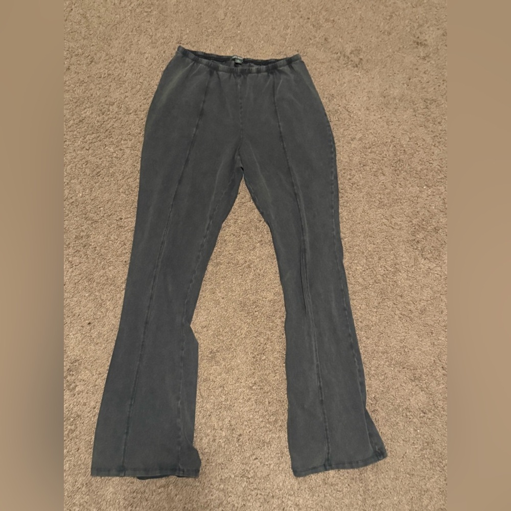 Wild Fable Black Flare Wide Leg pants